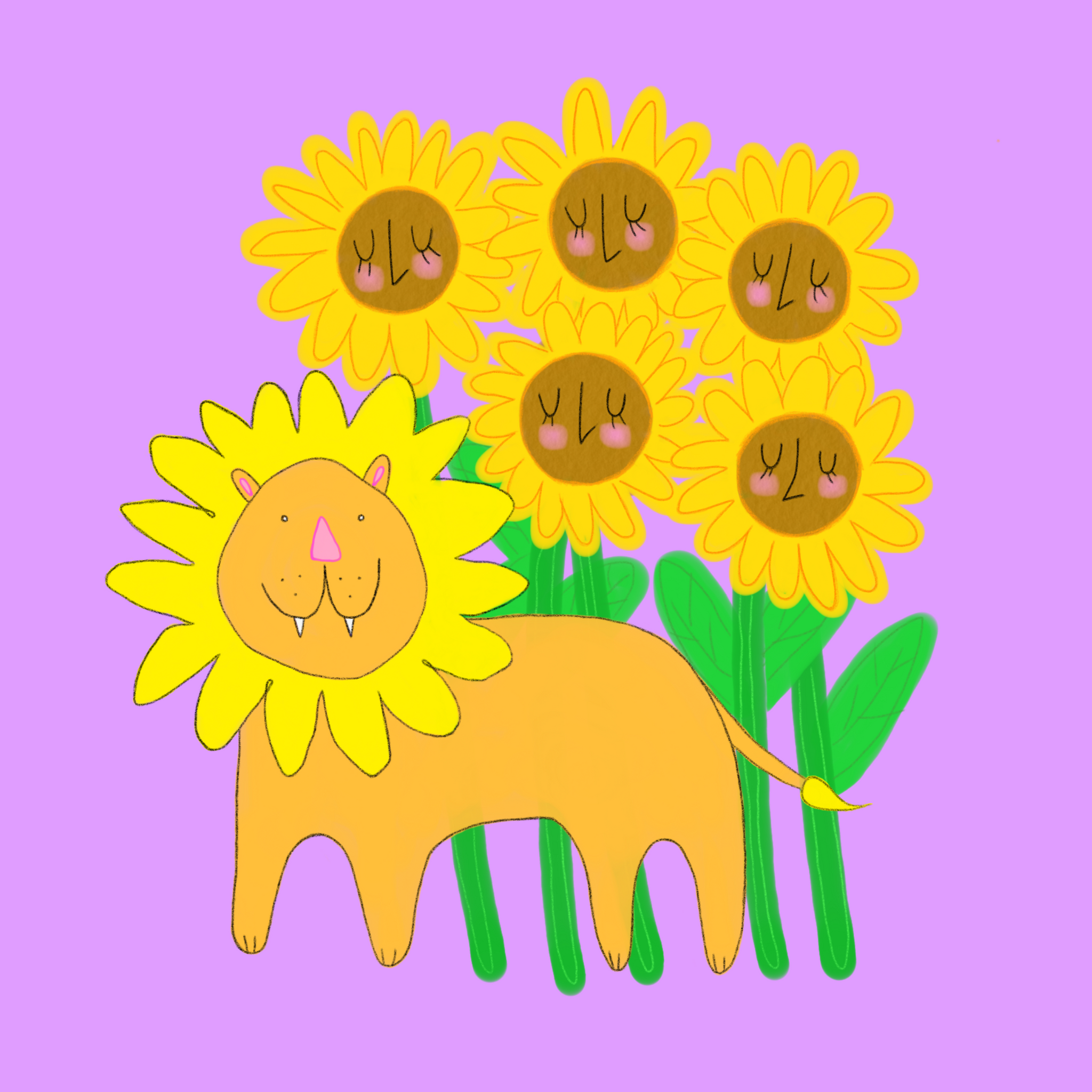 Just Some Sunflowers :) Sticker